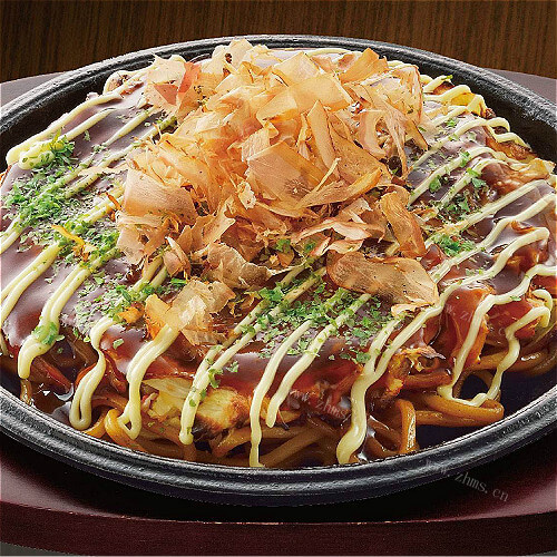 美味的芝士焗炒面