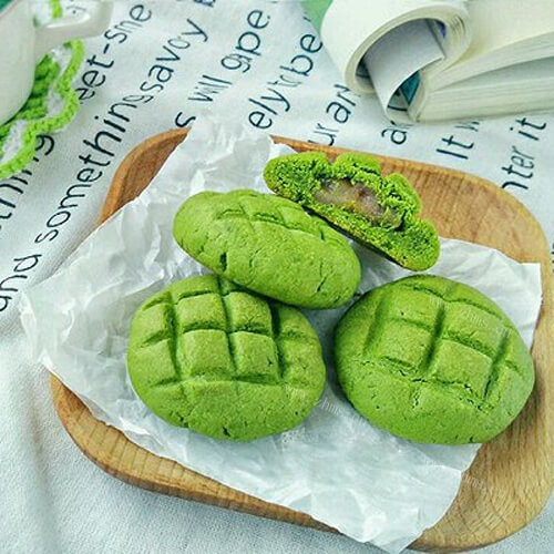 美味的抹茶麻薯软曲奇