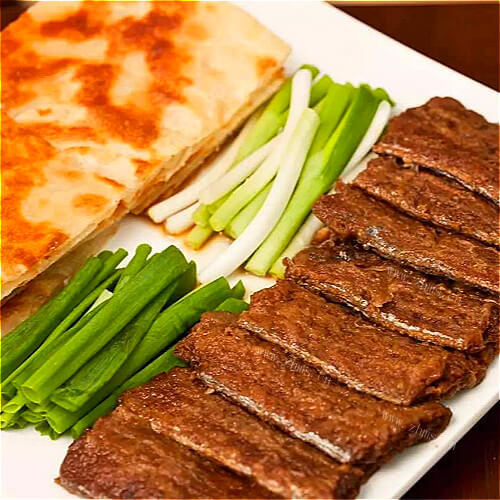 美味烙饼卷带鱼