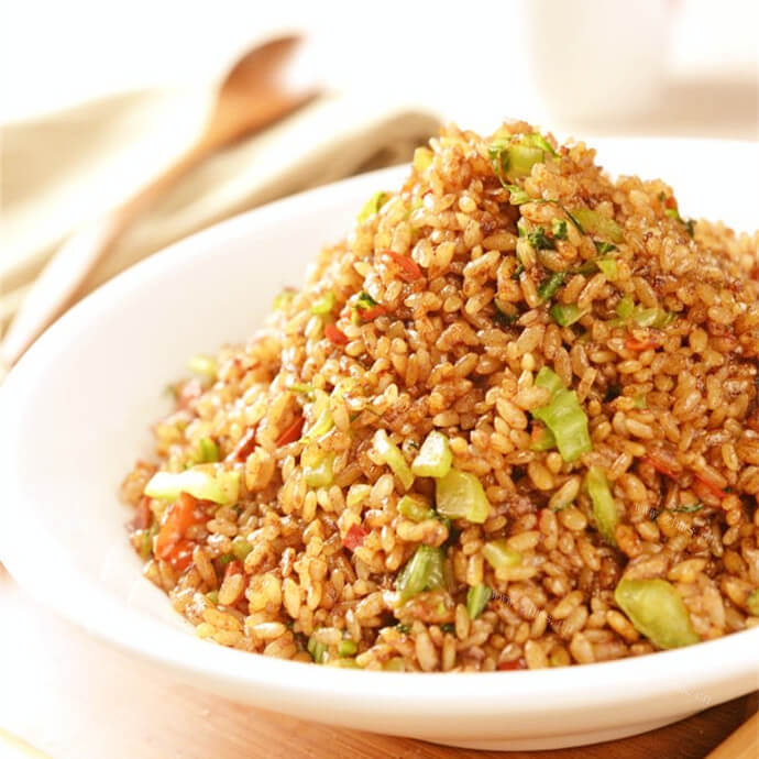 美味的杂粮炒饭