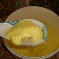 中式甜点豆油冰糖蒸鸡蛋