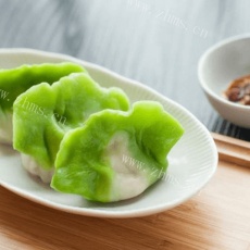 美味的翡翠饺子