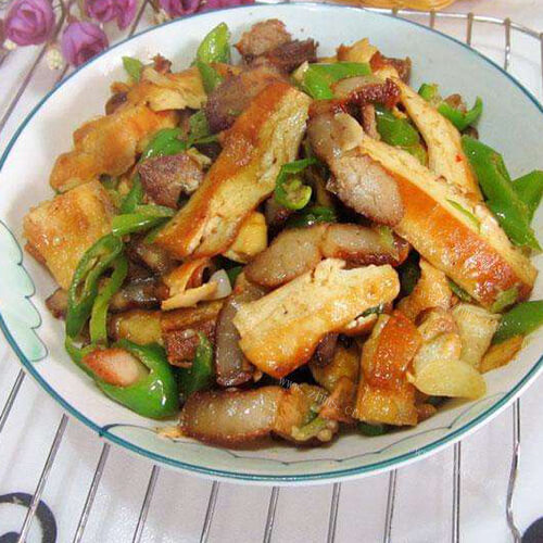 青椒炒豆腐干