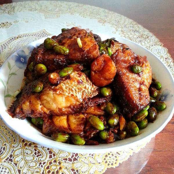 香嫩可口的红烧魚块
