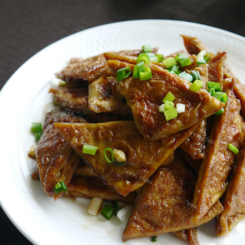 好吃的煮豆干