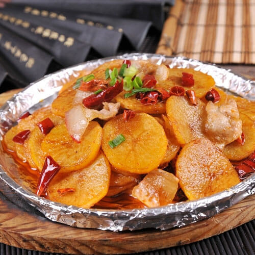 下饭铁板牛肉土豆片