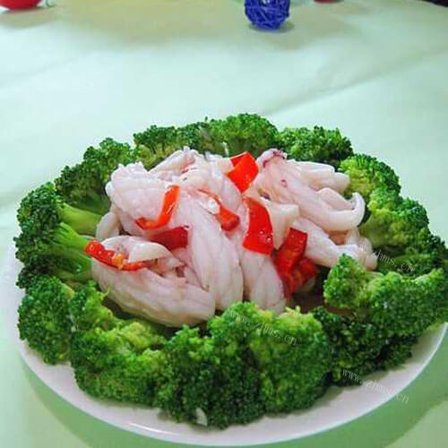 荤素皆有的海鲜西兰花