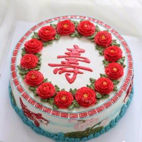 漂亮的中国风生日蛋糕