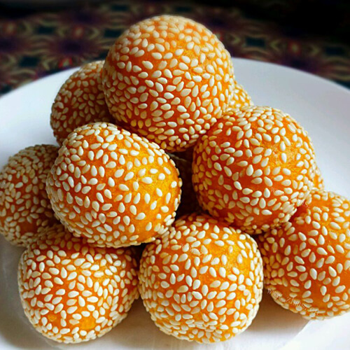 可口杨梅味南瓜丸子