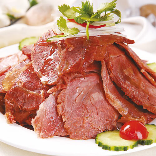 营养冷盘花朵五香牛肉