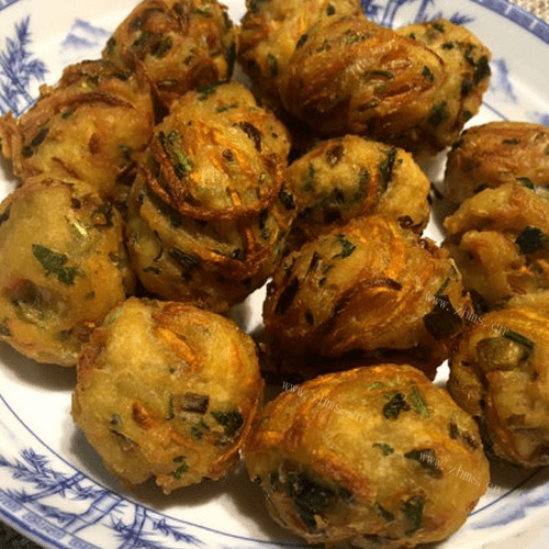 家常香菜胡萝卜丸子
