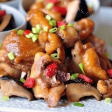 健康香菇蒸鸡胸肉