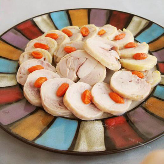养生保健的当归鸡肉卷