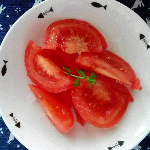 新鲜蜂蜜西红柿