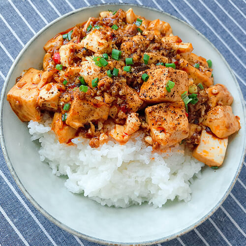 美味麻婆豆腐盖饭