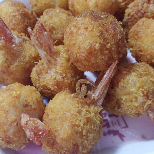 外酥里嫩干炸虾球