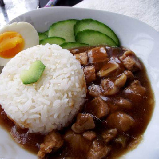 美味五香卤肉饭