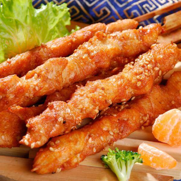 自制孜然猪肉串