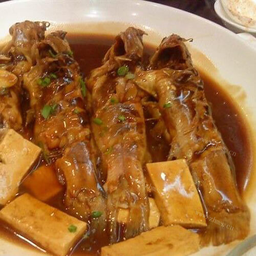 好吃的老豆腐红烧昂刺鱼