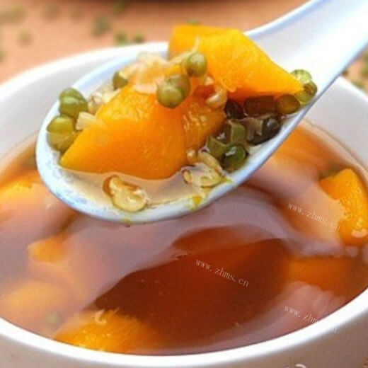 好喝的南瓜绿豆甜汤
