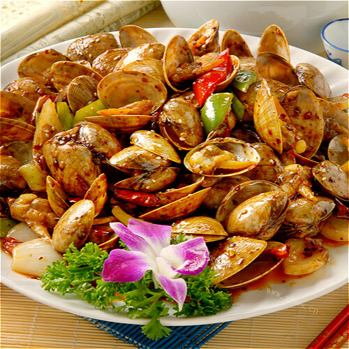 家常辣炒蚬子
