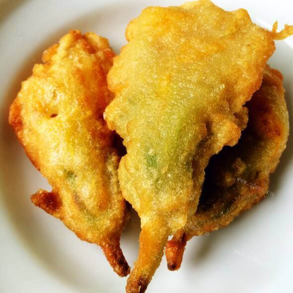 超简单酥炸南瓜花