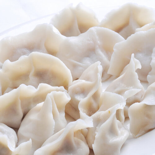 美味的鱼肉馅饺子
