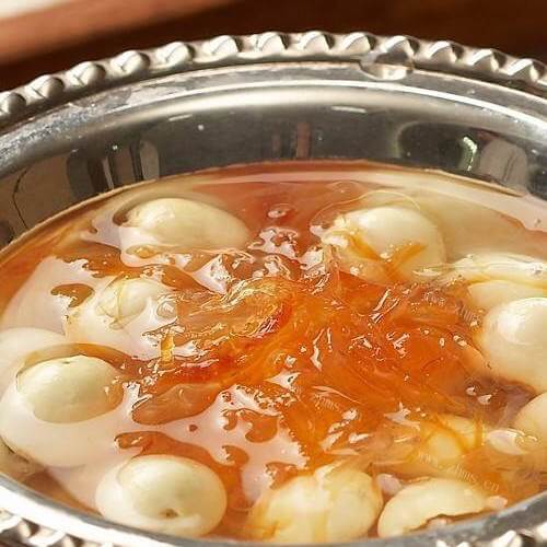美味的香甜莲子羹