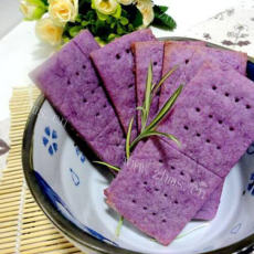 零食紫薯抹茶硬性饼干