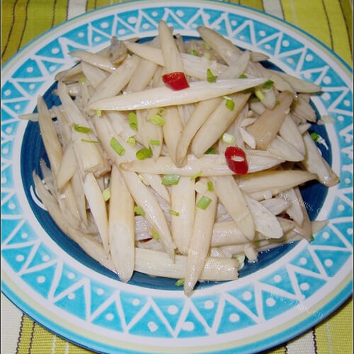 营养美味素炒莲藕丝
