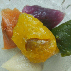 美味的水晶南瓜粽