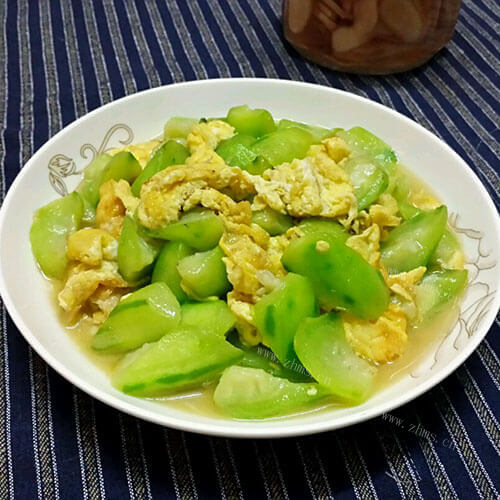 美味的丝瓜炒蛋