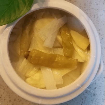 爽口淹制生姜萝卜小菜