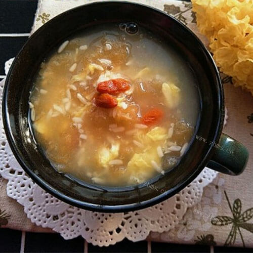 滋补醪糟枸杞鸡蛋汤