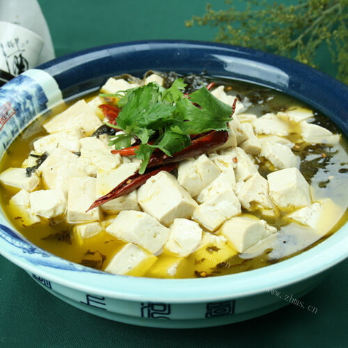 美味的雪里红炖豆腐