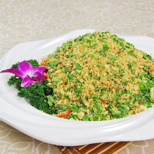 干鱼煮豆腐渣