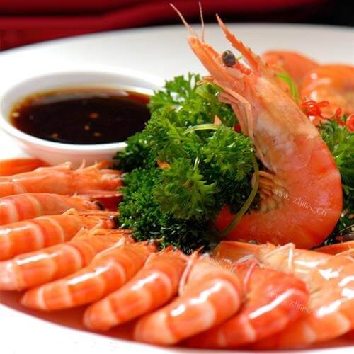 水煮虾