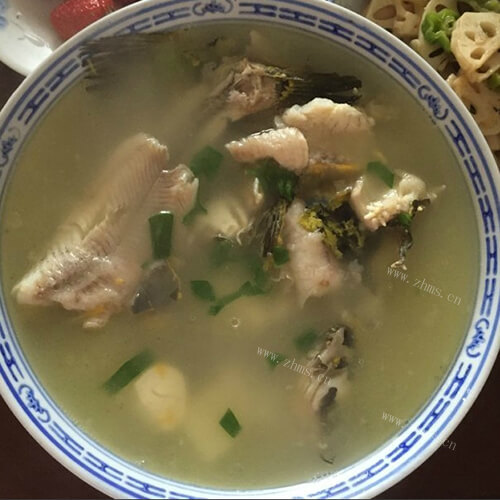 美味的昂刺鱼疙瘩汤