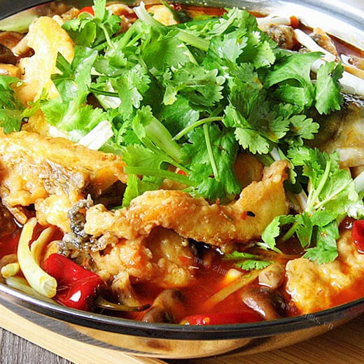 美味的麻辣太安鱼