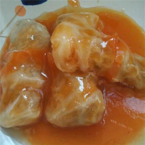酸甜开胃茄汁白菜酿