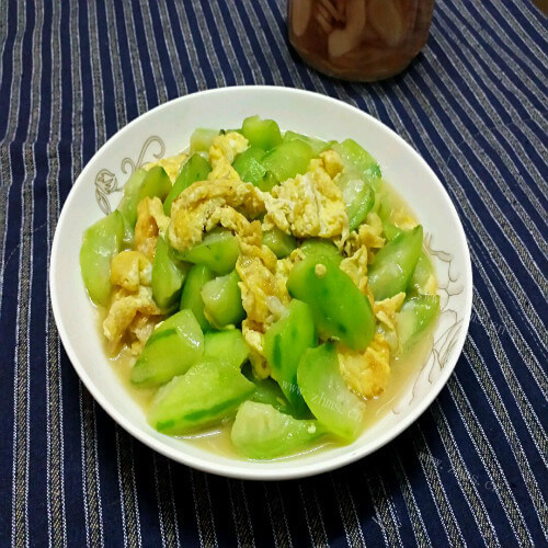 家常丝瓜炒蛋