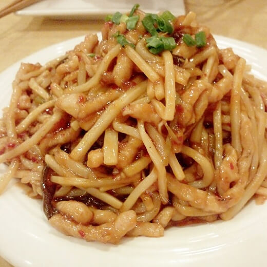 香甜蜜汁肉丝