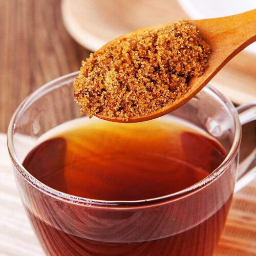 美味的红糖姜奶茶