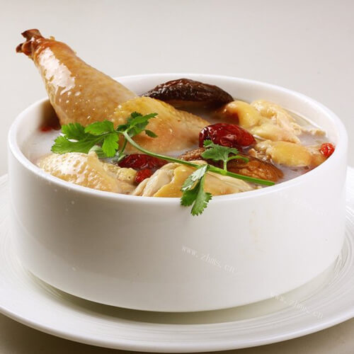 自制油饼母鸡汤