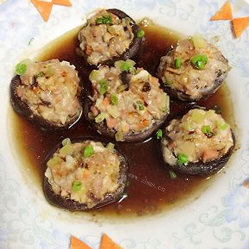 轻负担无油香菇酿肉