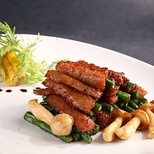 清炒四季豆烧肉
