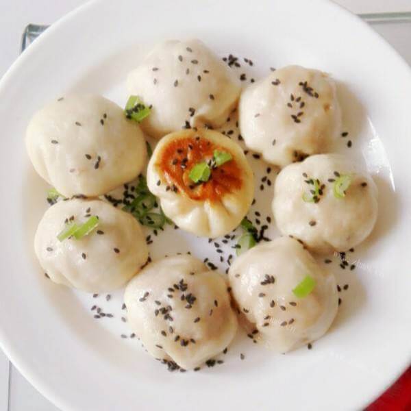 香脆的生煎大肉包