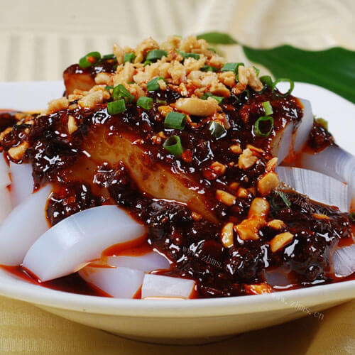 夏季必备的肉丝拌凉粉