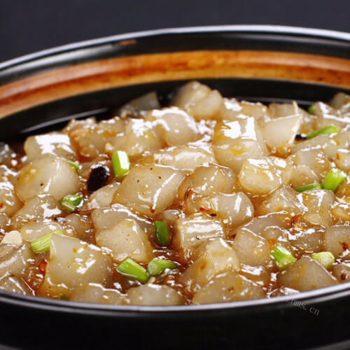 美味的炒凉粉