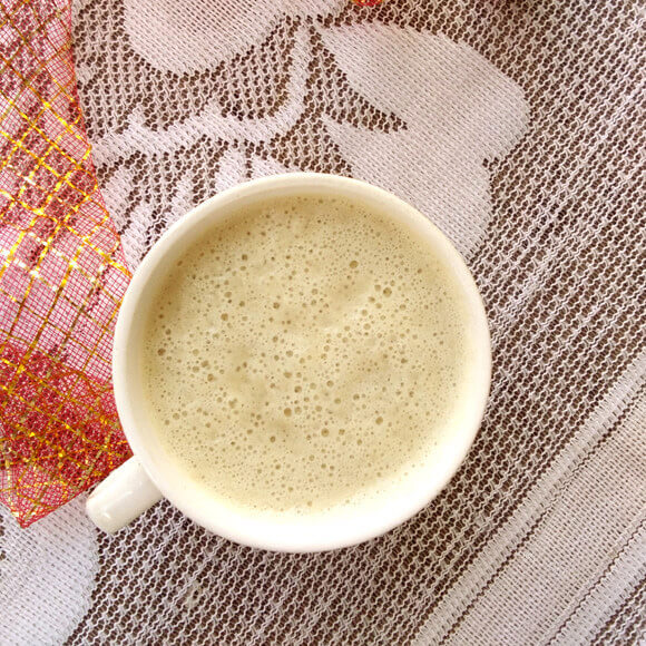 好喝的秋葵熟豆豆浆